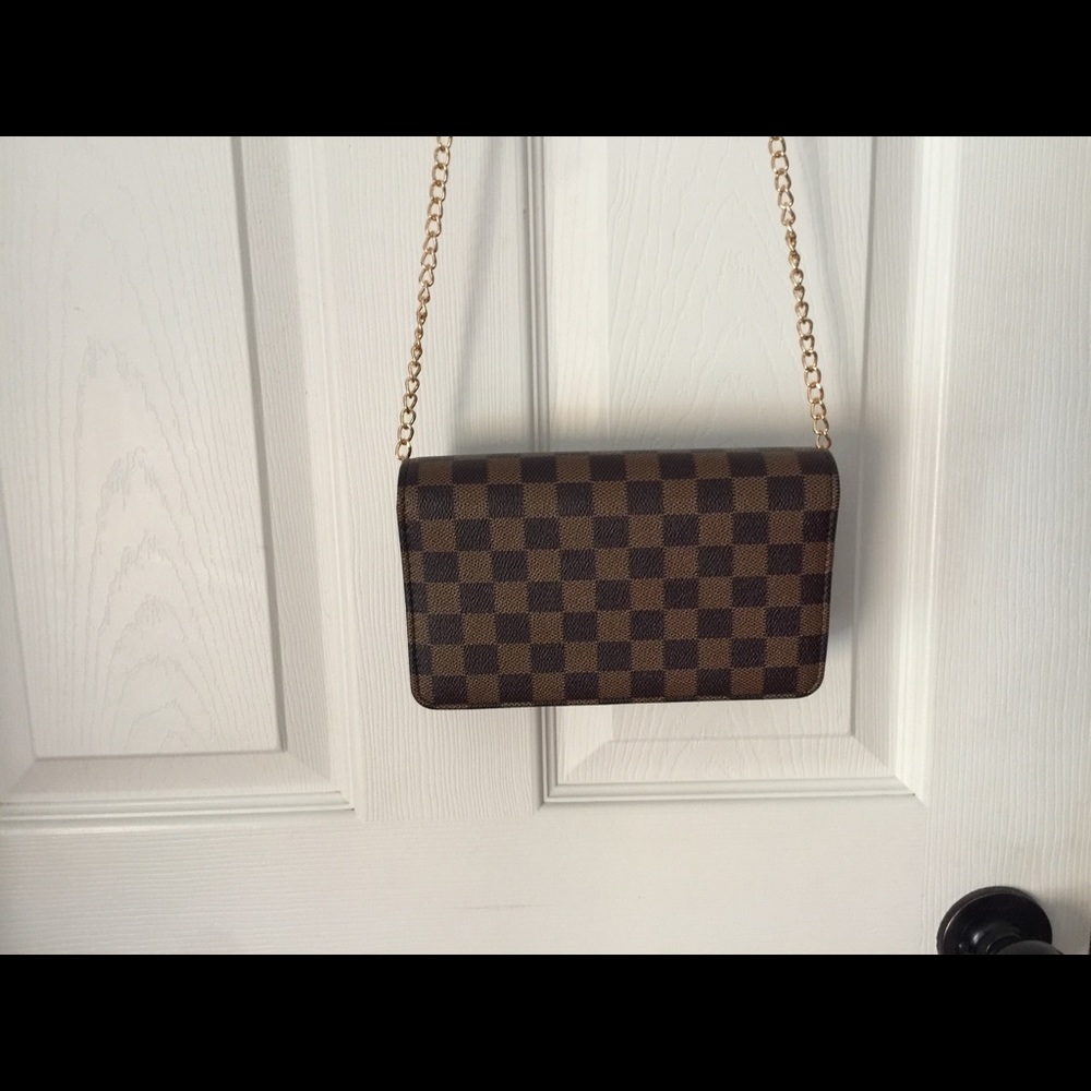 Luxury checked bag